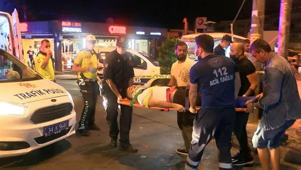 Son dakika: İstanbul Şişli’de çalıntı motosikletle polisten kaçan şüpheliler taksiye çarptı: 2 yaralı-1