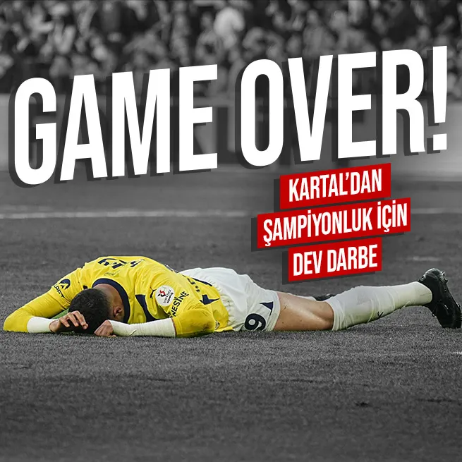 Kartaldan şampiyonluk darbesi! Fenerbahçe - Beşiktaş: 0-1 | MAÇ SONUCU