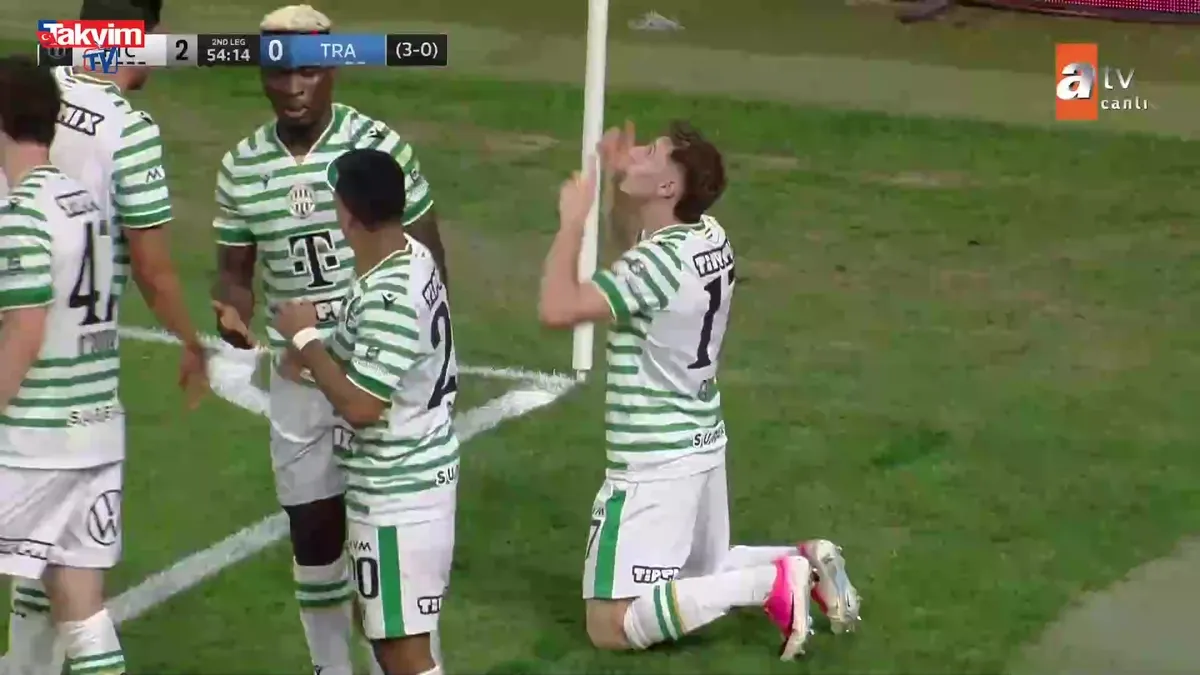 Ferencvaros 2 - 0 Trabzonspor  GOL: Corbu