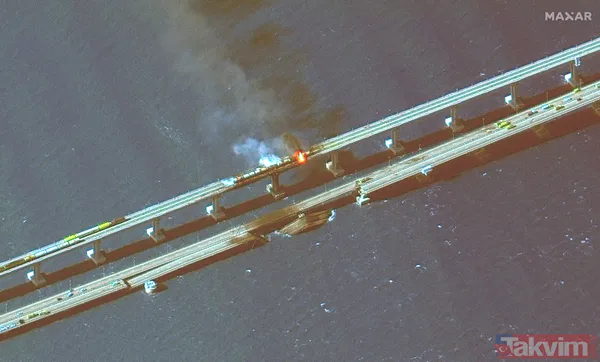 Kerç Köprüsü'nde patlayan kamyonun gümrük görüntüleri ortaya çıktı! Rusya'dan 'Ukrayna istihbaratı' iddiası... - 11