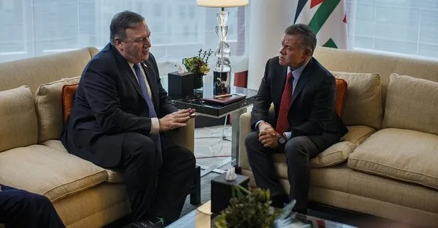 ABD Dışişleri Bakanı Pompeo, Ürdün Kralı 2. Abdullah ile görüştü