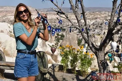 Maria ile Mustafa’nın yıldızı Jessica May Kapadokya’yı keşfediyor! ’Eşsiz doğada doğal güzellik...’