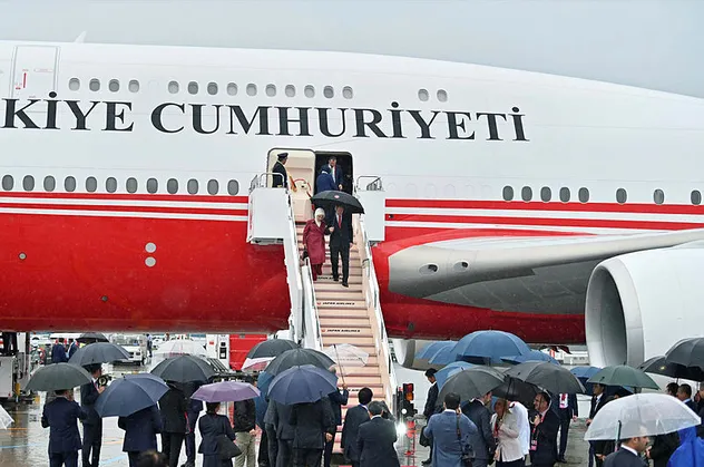 Başkan Erdoğan'a Osaka'da sürpriz karşılama