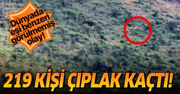 Dünyada eşi benzeri görülmemiş olay! 219 kişi çıplak halde...