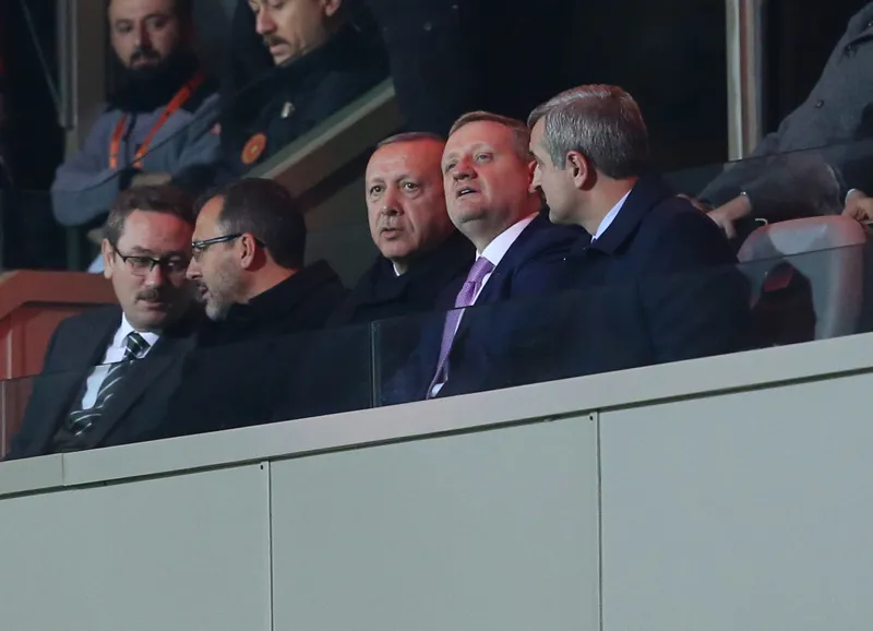 Başkan Erdoğan, Medipol Başakşehir-Roma maçında - 1