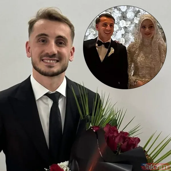 Milli futbolcu Kerem Aktürkoğlu ile Ceren Azak evlendi! İşte düğünden ilk kareler... - 1