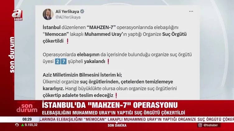 İstanbul’da ‘’Mahzen-7’’ operasyonu!