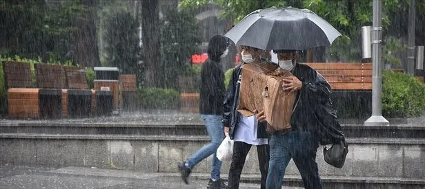 Meteorolojiden son dakika 6 ile kuvvetli yağış uyarısı