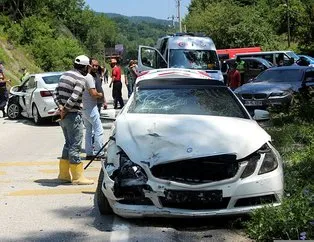 Bolu’da zincirleme kaza: 6 yaralı!