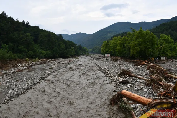 Sel felaketinin yaşandığı Kastamonu Bozkurt'ta çalışmalar sürüyor! Göktürk-1 Keşif Uydusu bölgeyi görüntüledi - 27