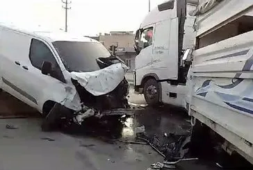 Mersin’de 4 araç çarpıştı: 7 yaralı