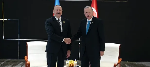 Başkan Erdoğan Aliyev ile bir araya geldi