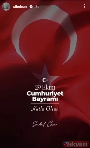 Ünlülerden 29 Ekim Cumhuriyet Bayramı paylaşımları! "Yaşasın Cumhuriyet" - 15