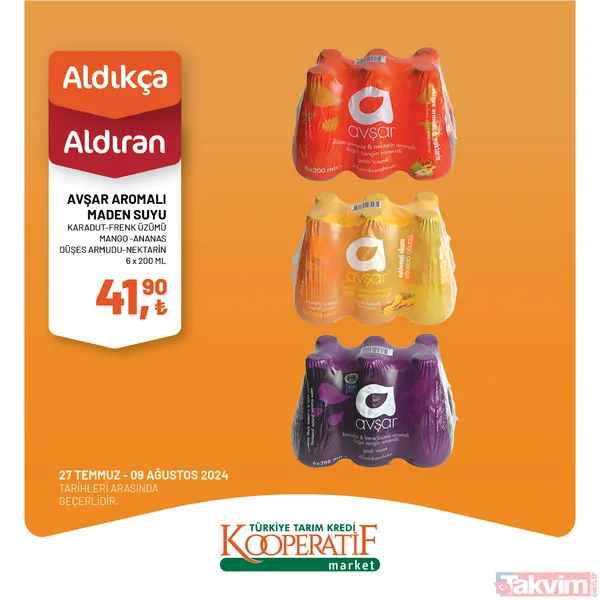 Tarım Kredi Market'te 60 üründe dev indirim! Katalogda yok yok! Taze Kaşar 249 TL, Siyah Zeytin 115 TL, Tuvalet Kağıdı 40'lı 209 TL... - 31