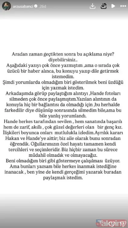 Arzu Sabancı’nın ardından sıra Hakan Sabancı’da! Hande Erçel ayrılığıyla ilgili çok net konuştu - 6