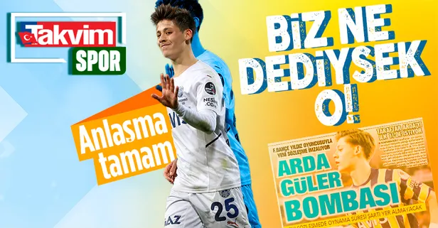 TAKVİM günler öncesinden duyurmuştu! Fenerbahçe yönetimi Arda Güler ile yeni sözleşme konusunda el sıkıştı