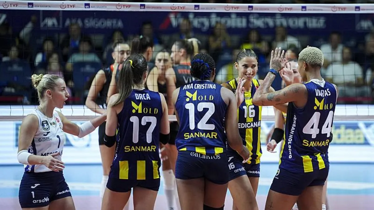 Voleybolda Şampiyonlar Kupası'nın sahibi Fenerbahçe Medicana!