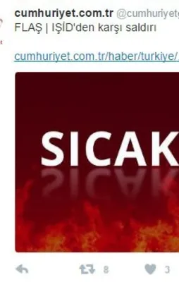 Cumhuriyet teröristlerin safına geçti