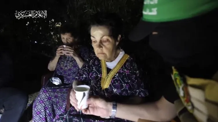 Hamas rehineleri serbest bıraktığı görüntüleri canlı yayınladı! İşte o görüntüler