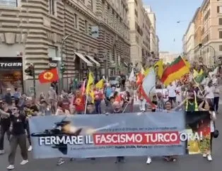 Roma’da PKK sempatizanları gösteri düzenledi