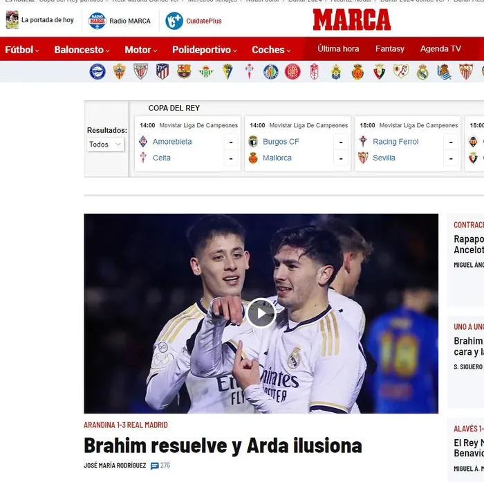 Arda Güler ilk maçına çıktı Real Madrid-Arandina'yı 3-1 mağlup etti | İspanyol basını manşetlere taşıdı: Saf kalite!-7