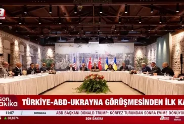Türkiye-ABD-Ukrayna görüşmesinden ilk kare