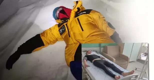 Son dakika: Ağrı Dağı’nda korkutan kaza! Ukraynalı dağcı 30 metreden düştü