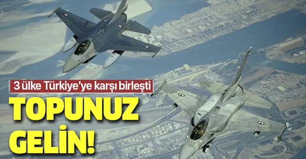Girit’te Yunanistan, BAE ve Mısır provokasyonu! Topunuz gelin