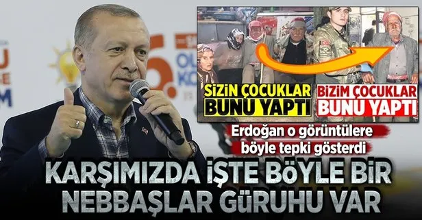 Erdoğandan o görüntülere çok sert tepki