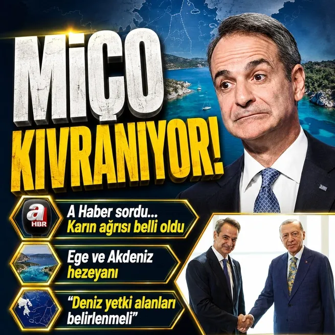 Kiryakos Miçotakisin karın ağrısı belli oldu: Ege ve Akdeniz hezeyanı ortaya çıktı