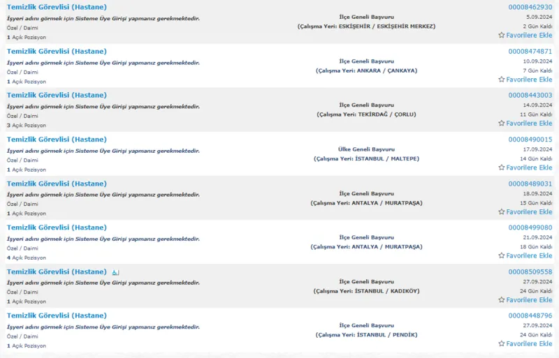 Hastanelere sınavsız işçi alımı: En az ilkokul mezunları başvurabilir!-5