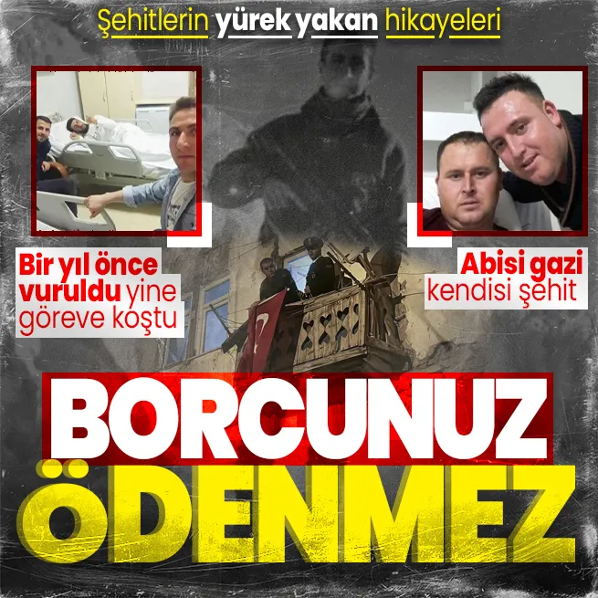 Abisi 2016 yılında gazi oldu, kendisi şehit | Türkiyenin kalbine şehit ateşi düştü! Kahraman askerlerimizin hikayeleri yürekleri dağladı