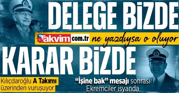 Kılıçdaroğlu’nun A Takımı pozisyon aldı! İmamoğlu’na ’Delege bizde, karar bizde’ ayarı: Faik Öztrak’tan İşine bak Ekrem mesajı