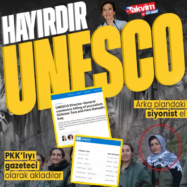 UNESCOdan skandal! PKKnın propaganda sorumlusu Gülistan Tekik Öldürülen Gazeteciler listesine eklendi | Arka plandaki siyonist el