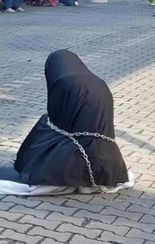 Balıkesir Edremit'te çarşaflı kadının zincire vurulması rezaletine CHP'li isimden pişkin savunma!