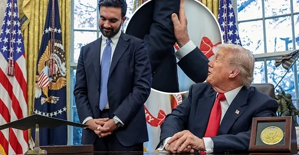 Mamdani içi çocuk olmaya çalıştı! Trump ile toplantıya damga vuran an