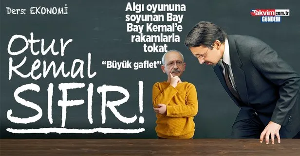 Kemal Kılıçdaroğlu’nun algı oyunu kısa sürdü! Bakan Nebati rakamlarla tek tek çürüttü