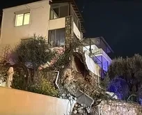 Bodrum’da sağanak hayatı felç etti! İstinat duvarı çöktü, sokaklar göle döndü