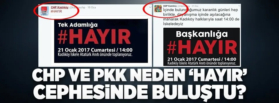 PKK ve CHP neden 'Hayır' cephesinde yer aldı?