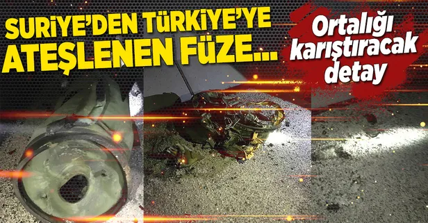 Hatay'a atılan füzede ortalığı karıştıracak detay-1