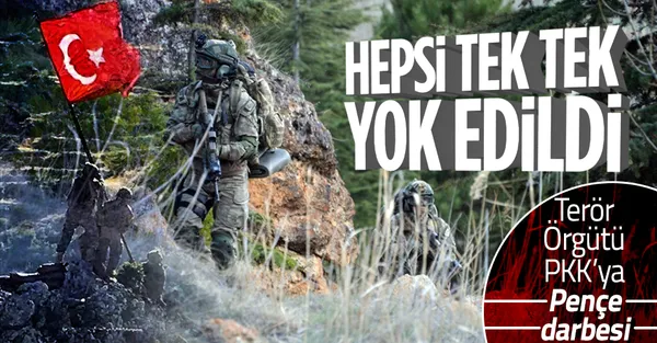 Pençe Yıldırım Harekatı bölgesinde 27 terörist öldürüldü-1