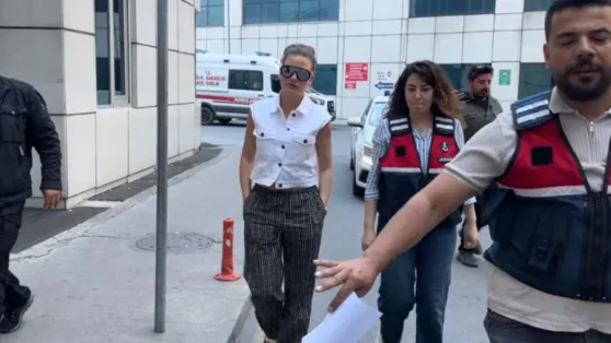 Serenay Sarıkaya hastaneye getirildi