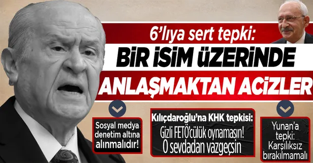 Son dakika: MHP Lideri Devlet Bahçeli'den MHP MYK ve MDK toplantılarında önemli açıklamalar