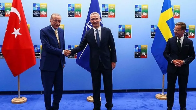 SON DAKİKA I Litvanya'da 3'lü zirve! Başkan Erdoğan, Stoltenberg ve Kristersson ile görüşüyor