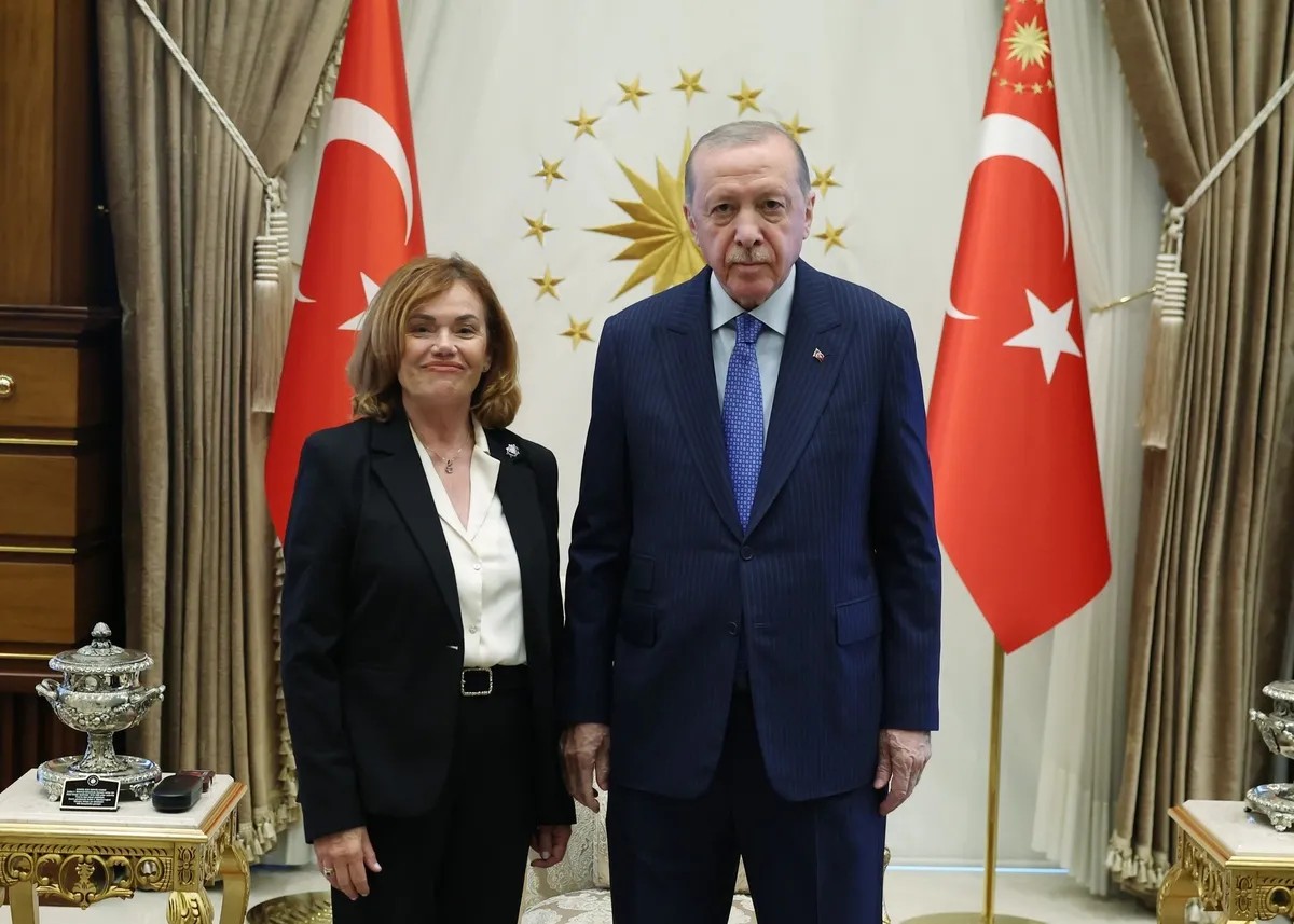 Başkan Erdoğan, Huertas’ı kabul etti