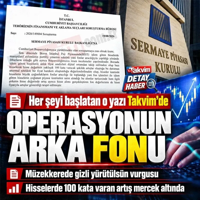 Fon soruşturmasında yeni detay! Muhammet Yarız için SPK’ya ivedi araştırma yazısı ortaya çıktı