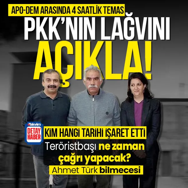 DEM Parti heyeti ikinci kez İmralıya gitti! Teröristbaşı Abdullah Öcalan ne zaman çağrı yapacak? | Ahmet Türk bilmecesi