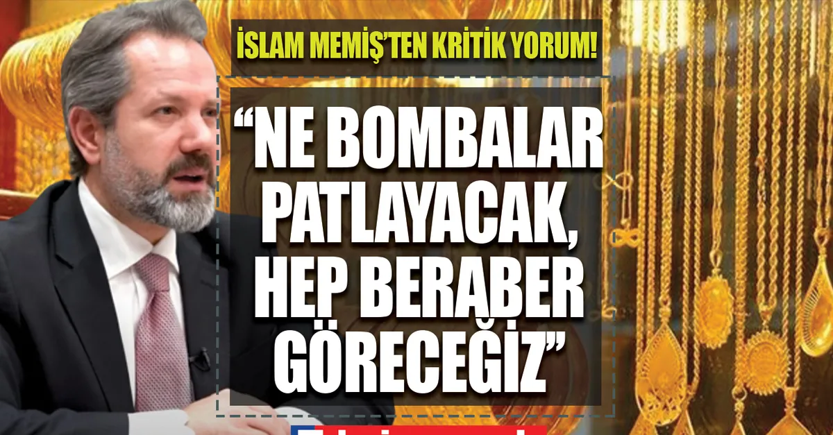 Ağustos’a girdik son dakika gram altın yorumu geldi! İslam Memiş, ’Aman ha’ diyerek uyardı! Gram altını sakın bu seviyeden almayın! Bomba patlayacak