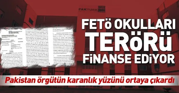 FETÃ Pakistada Okul paralarÄ± terÃ¶r Ã¶rgÃ¼tÃ¼ne harcandÄ± ile ilgili gÃ¶rsel sonucu