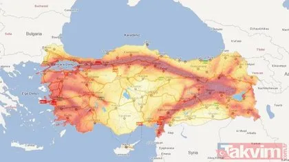 2021 fay hattı e-devlet sorgulama ekranı! Evimin altından fay hattı geçiyor mu? İşte Türkiye’nin il il deprem haritası